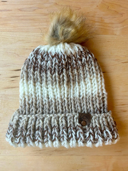 Knit Pom-Pom Beanie